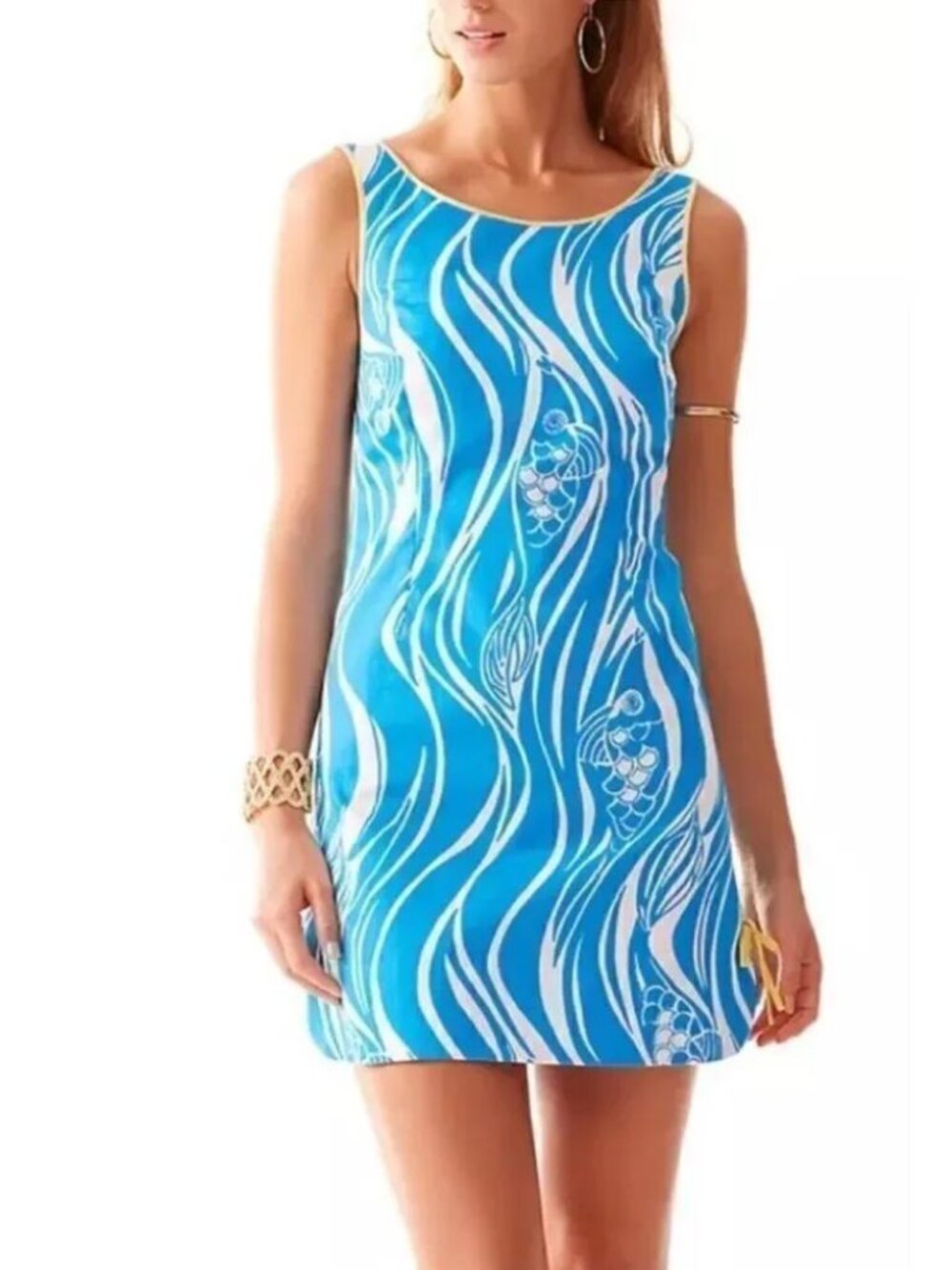 Lilly Pulitzer Delia Resort Joe Fish Shift Dress 6